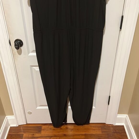 New Spense Woman Black Jumpsuit Jogger style bottom - Picture 9 of 14